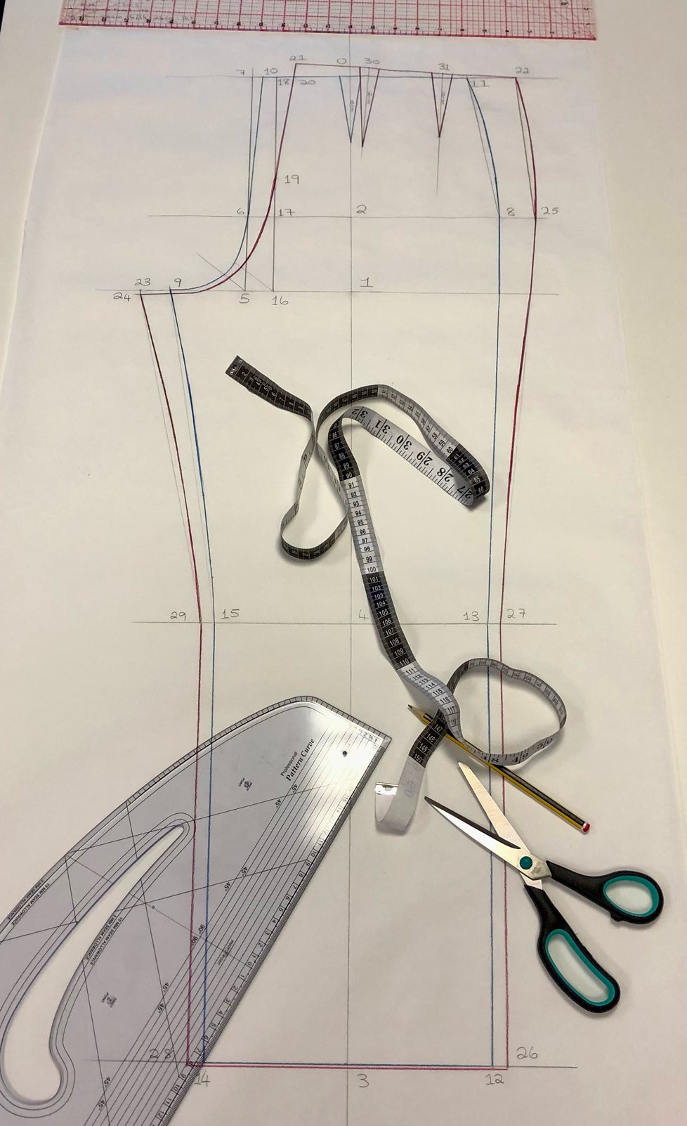 Make your own trouser block - Saturday 11th April 1.00-4.00 for 3 weeks