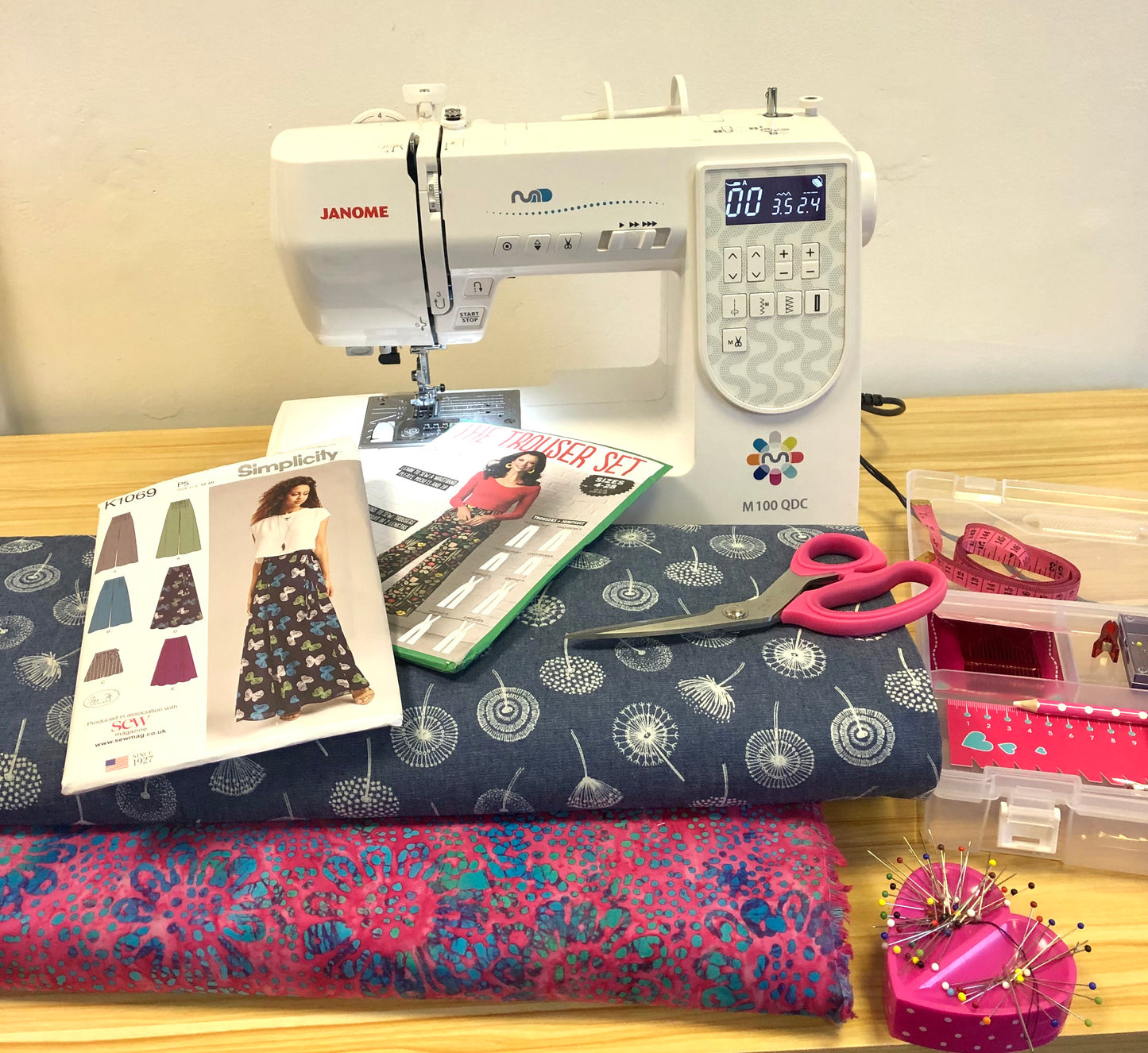 NEW CLASS Sew Your Own Saturday 19th October 10-12 for 4 weeks